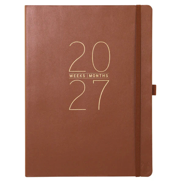 Classic Brown Apollo Planner 2027
