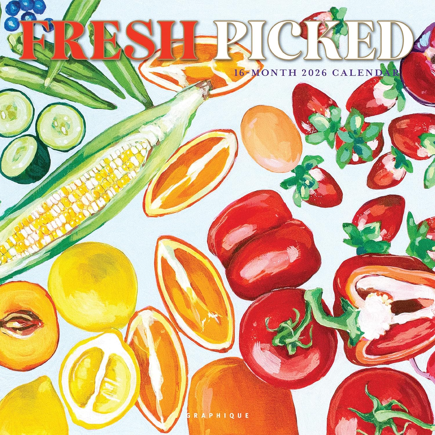 Fresh Picked Wall Calendar 2026 | Bookazine HK