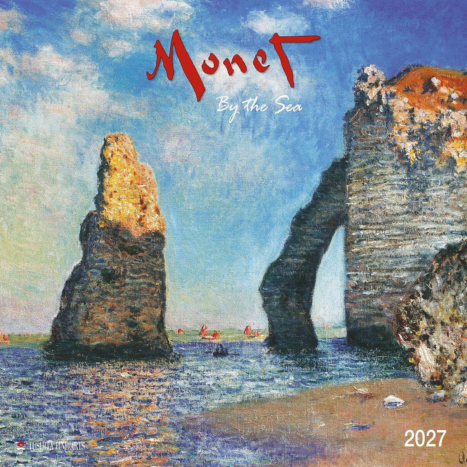 Claude Monet, By The Sea Wall Calendar 2027