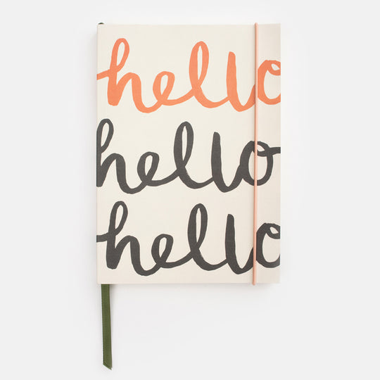 Hello Soft Cover A5 Notebook