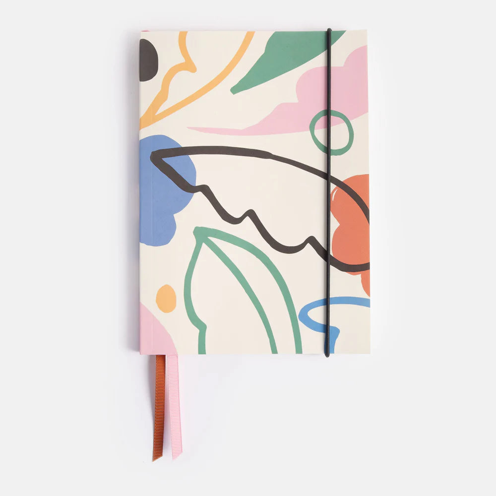 Abstract Botanical A5 Soft Cover Notebook | Bookazine HK