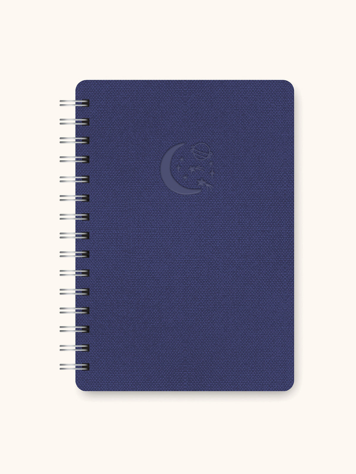 Moons &amp; Stars Navy Agatha Notebook