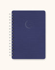 Moons & Stars Navy Agatha Notebook