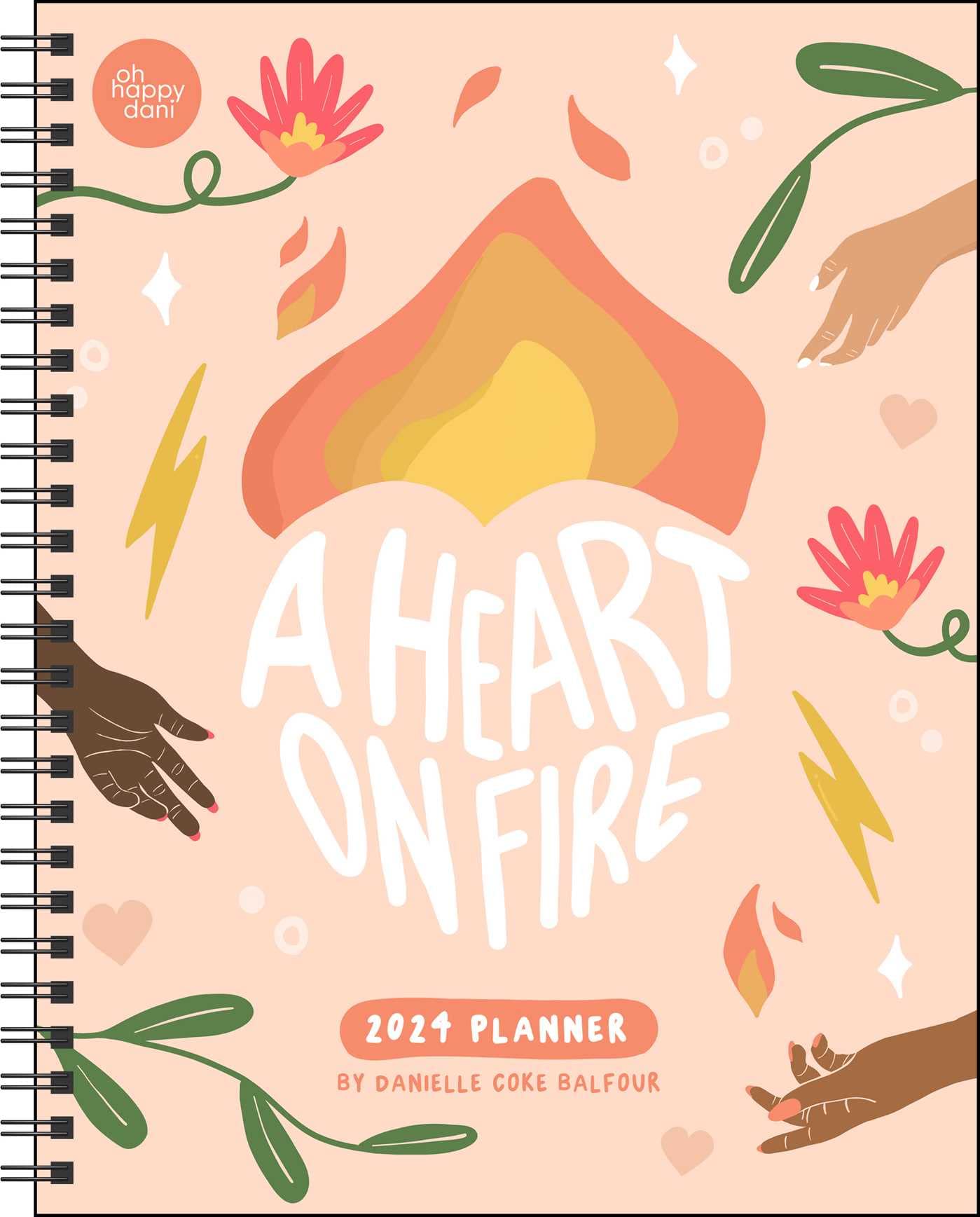 A Heart On Fire 2024 Monthly Planner