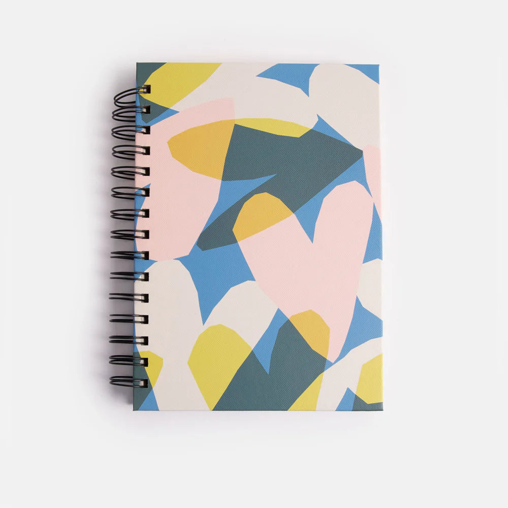 Confetti Hearts A5 Spiral Notebook | Bookazine HK