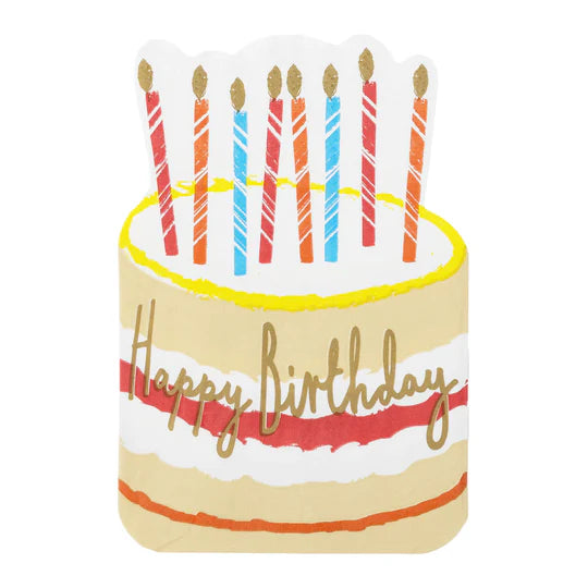 Birthday Cake Birght Shaped Napkin Pack of 20 | Bookazine HK