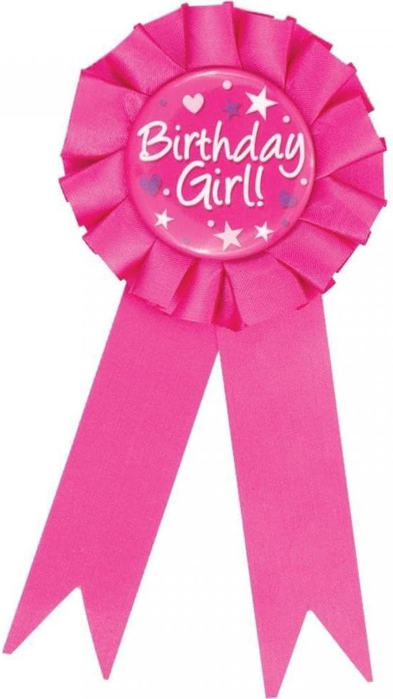 Birthday Girl Pink Award Ribbon | Bookazine HK