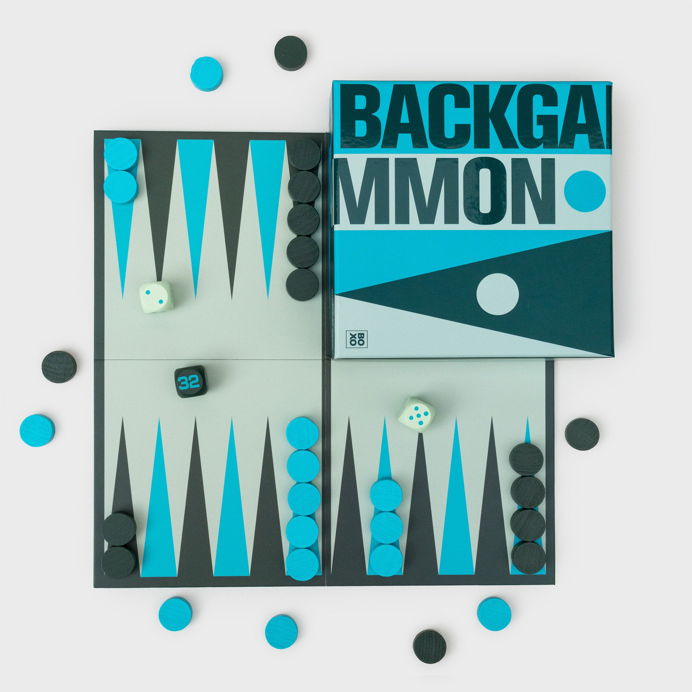 Boxo Backgammon Set & Folded Board  | Bookazine HK