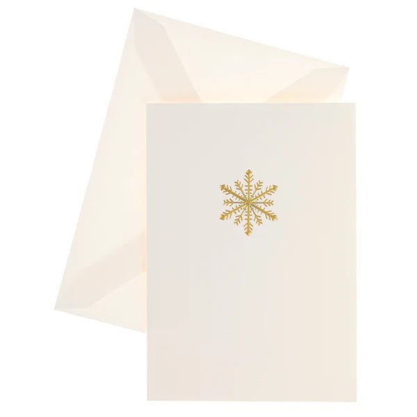 Traditional Snowflake La Petite Noel Holiday Boxed Card Pack Of 15 | Bookazine HK