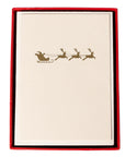 Santa Sleigh La Petite Noel Holiday Boxed Card Pack Of 15 | Bookazine HK