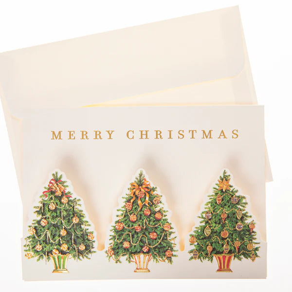 Christmas Tree Trio Large Signature Holiday Boxed Card Pack Of 15 | Bookazine HK