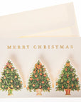 Christmas Tree Trio Large Signature Holiday Boxed Card Pack Of 15 | Bookazine HK