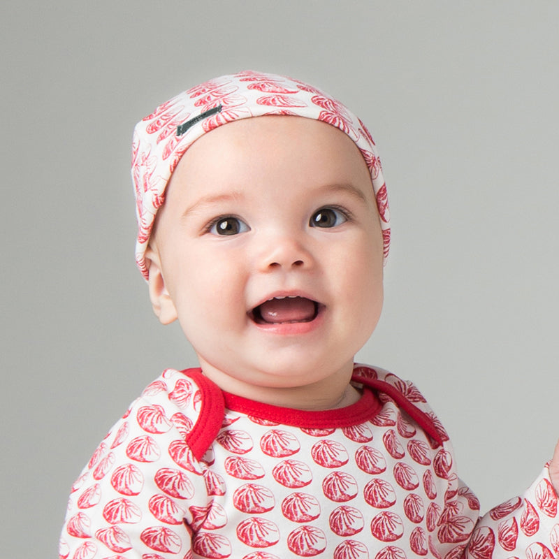 Red Baozi Baby Booties & Teddy Hat Set (12-18 Months) | Bookazine HK