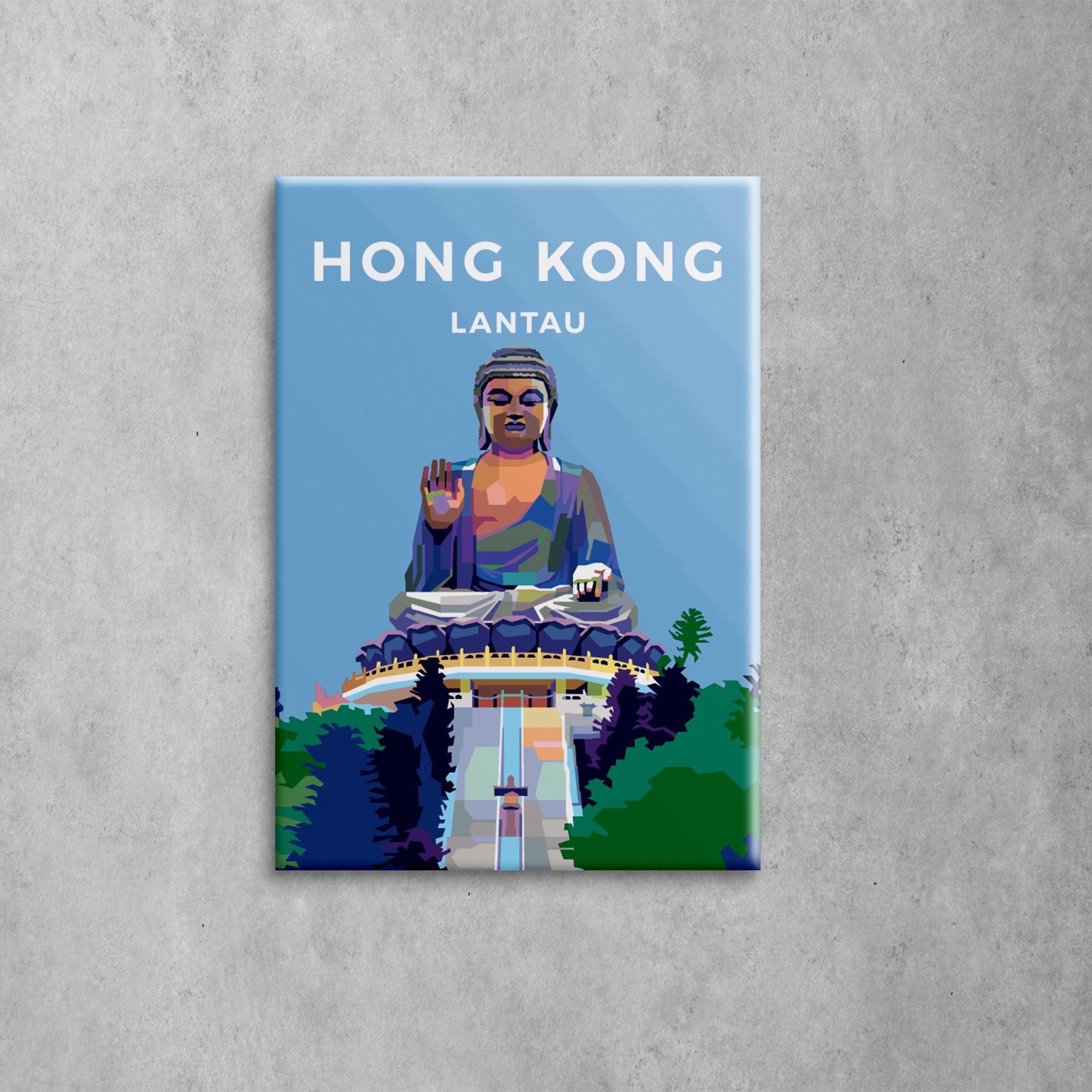 Lantau Big Buddha Magnet | Bookazine HK
