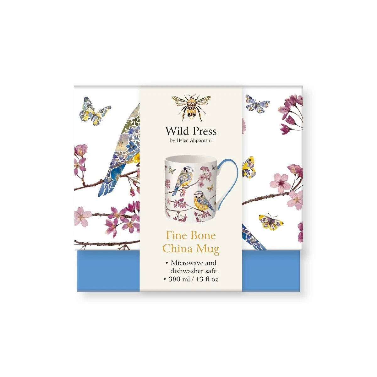 Blue Tits and Blossom China Mug