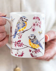 Blue Tits and Blossom China Mug