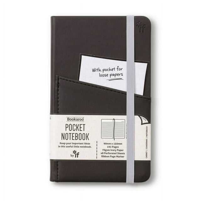 Bookaroo Pocket Notebook (A6) Black | Bookazine HK