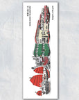 Hand-Drawn Bookmark: Hong Kong Iconic Transports | Bookazine HK