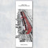 Hand-Drawn Bookmark: The Peak Tram (Color) | Bookazine HK