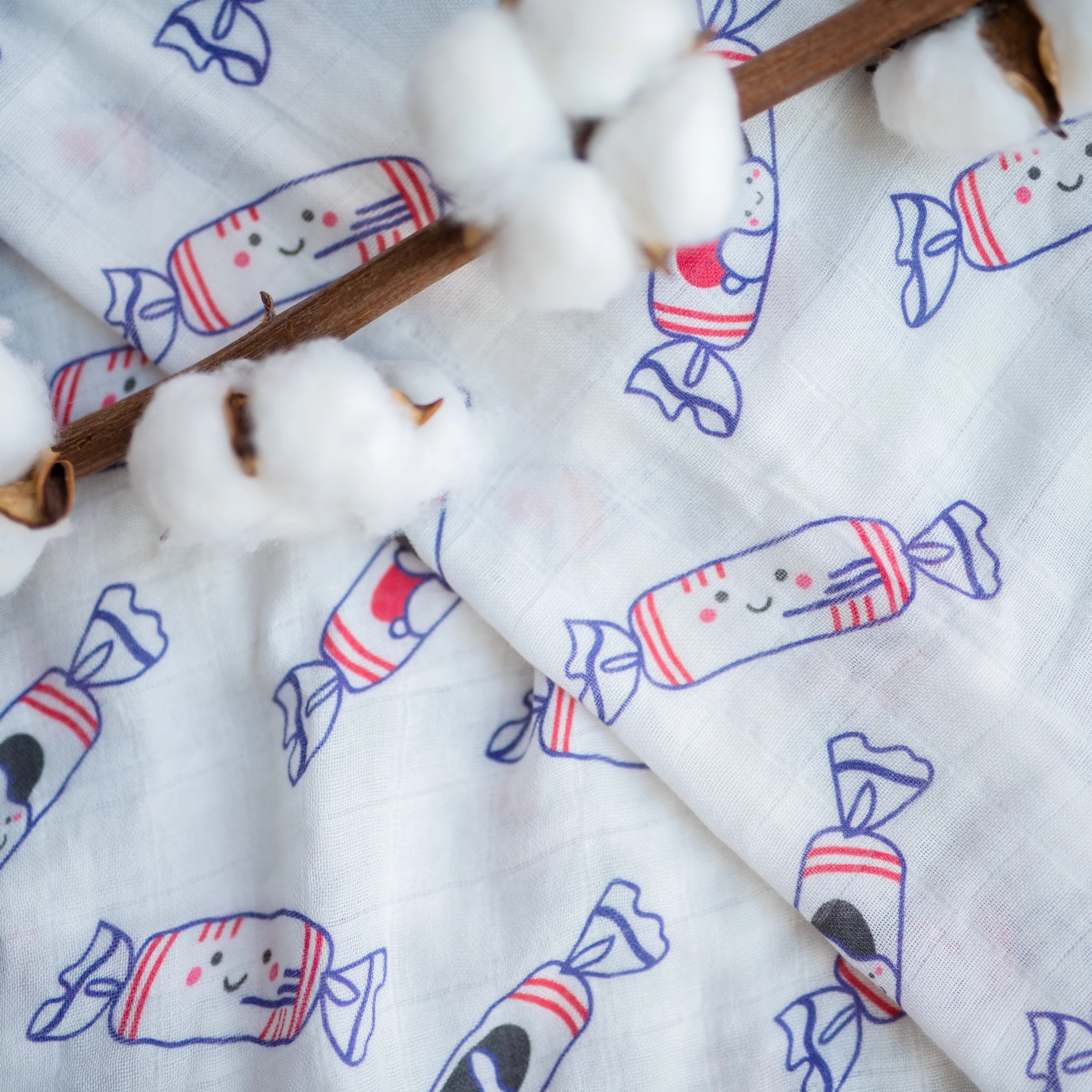 Bunny Candy Organic Swaddle Blanket | Bookazine HK