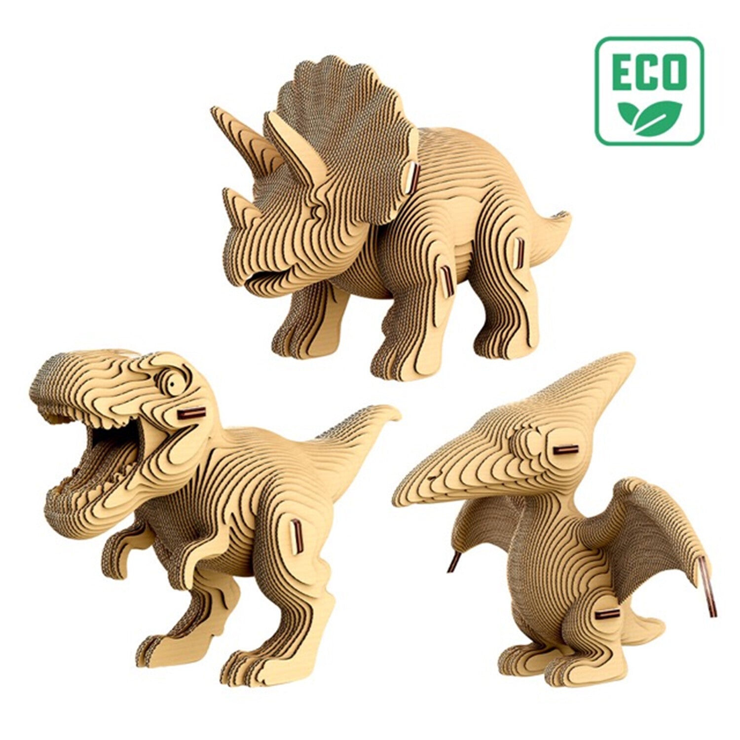 Cartonic 3D Puzzle Dinos Trio