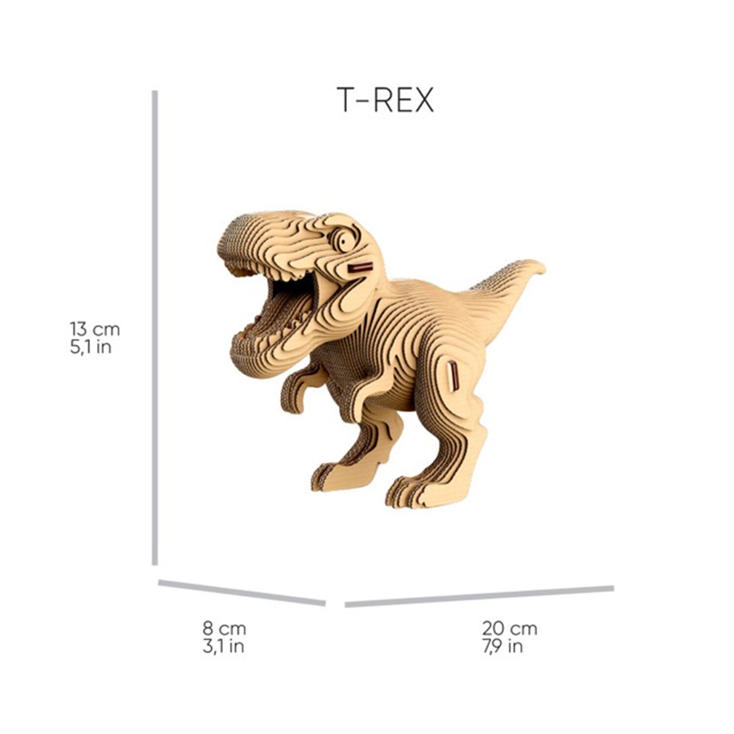 Cartonic 3D Puzzle Dinos Trio