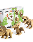 Cartonic 3D Puzzle Dinos Trio
