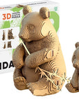 Cartonic 3D Puzzle Panda Family
