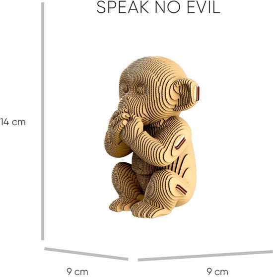 Cartonic 3D Puzzle Trio Monkeys