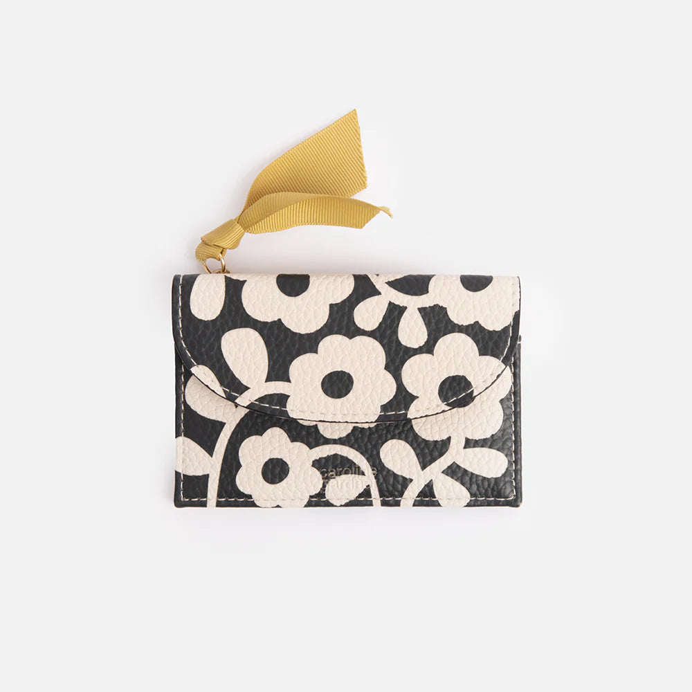 Mono Floral Card Holder Coin Purse | Bookazine HK