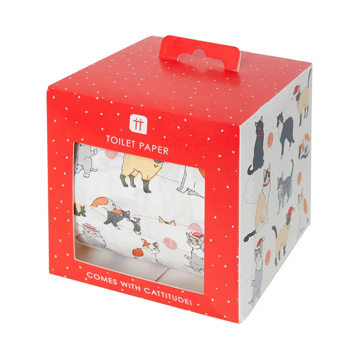 Christmas Festive Pet Cat Printed Toilet Roll | Bookazine HK