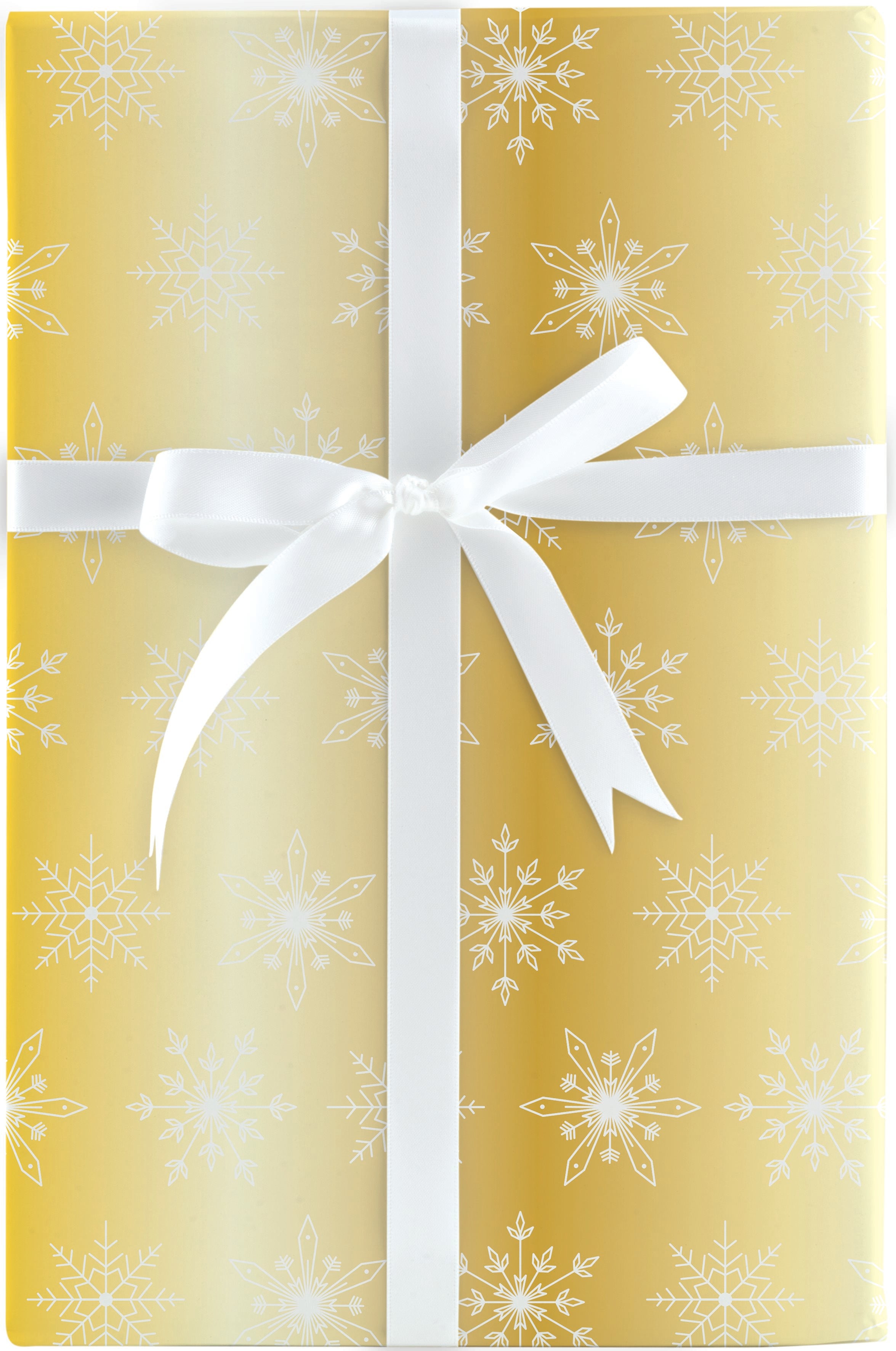 Christmas Gold Snowflake Gift Wrap Jumbo 10Ft | Bookazine HK