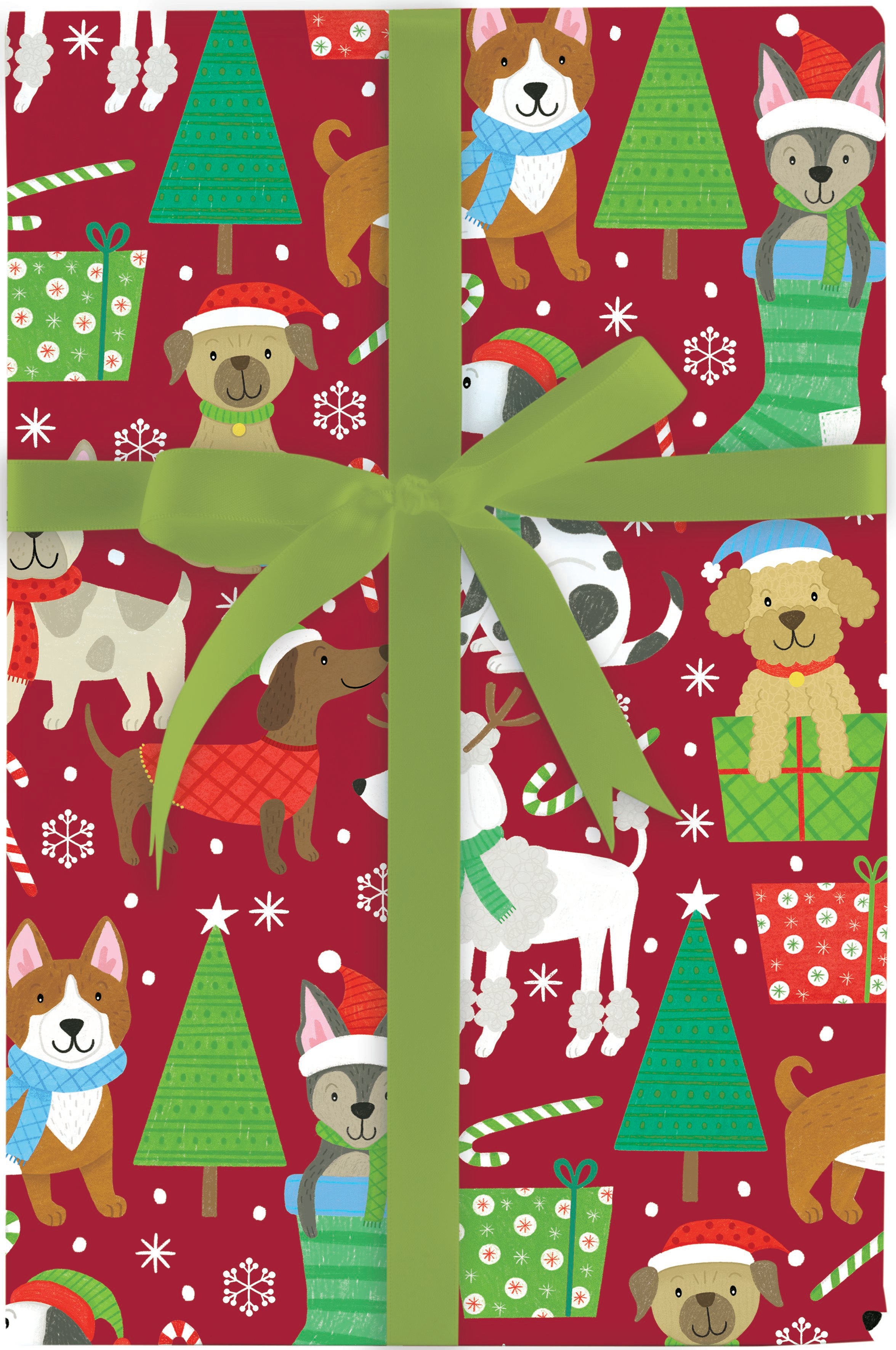 Christmas Puppies Love Gift Wrap Jumbo 10Ft | Bookazine HK