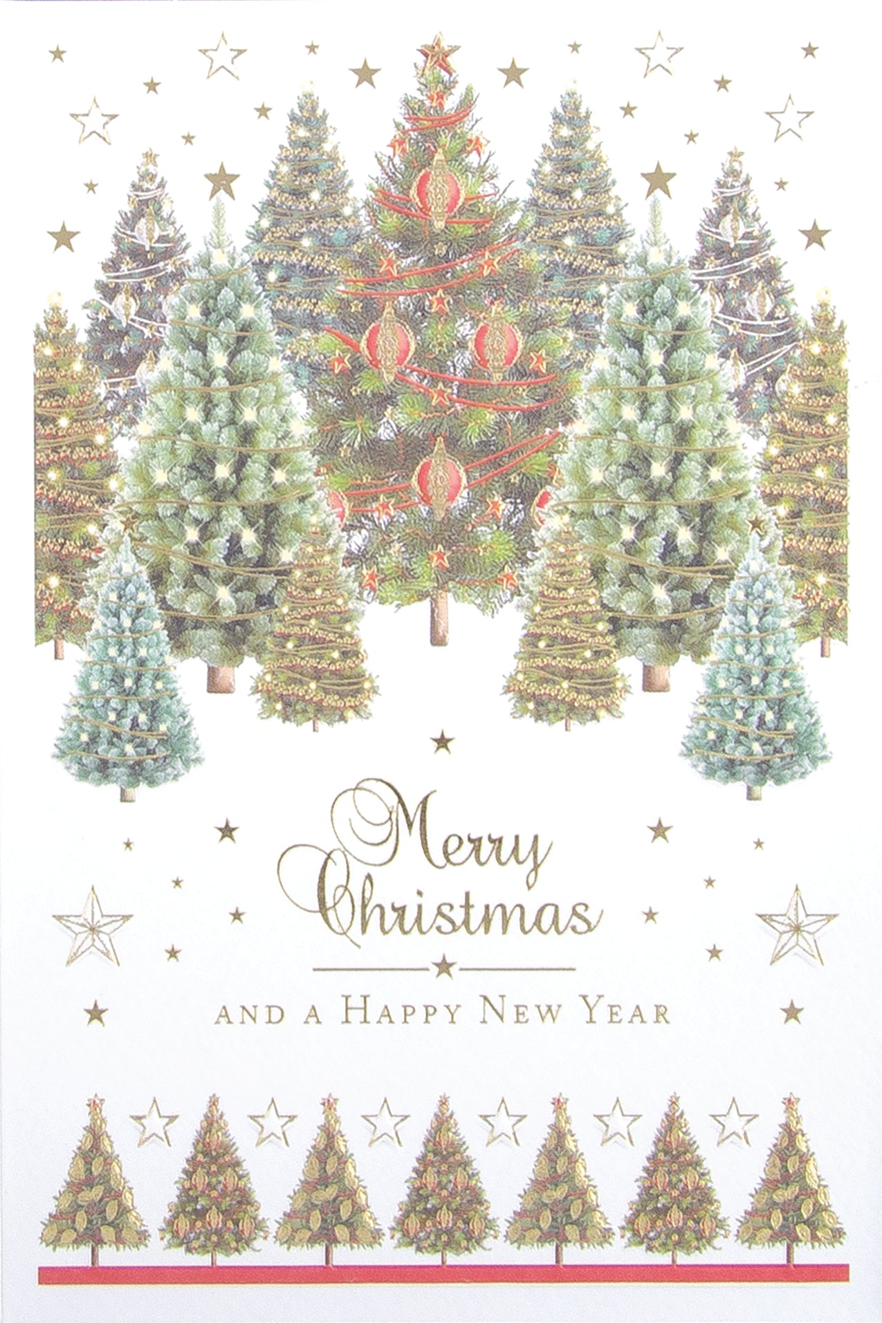 Christmas Tree Forest Boxed Cards Pack Of 10 | Bookazin HK
