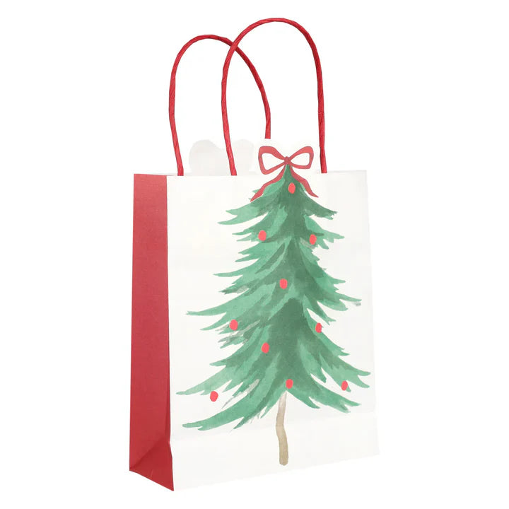 Christmas Tree With Bow Gift Bag Pack of 8 | Bookazine HK
