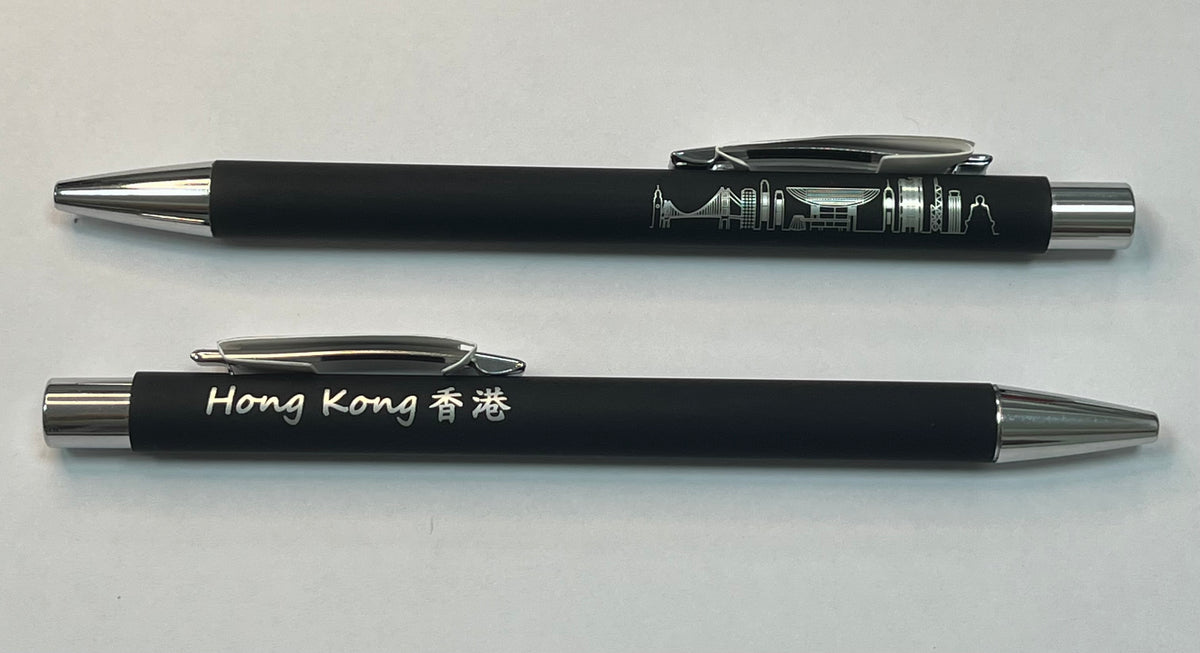 Soft Metal Classic Black Hong Kong Version Ballpoint Pen