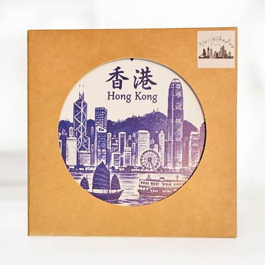 Hong Kong Ceramic Coaster