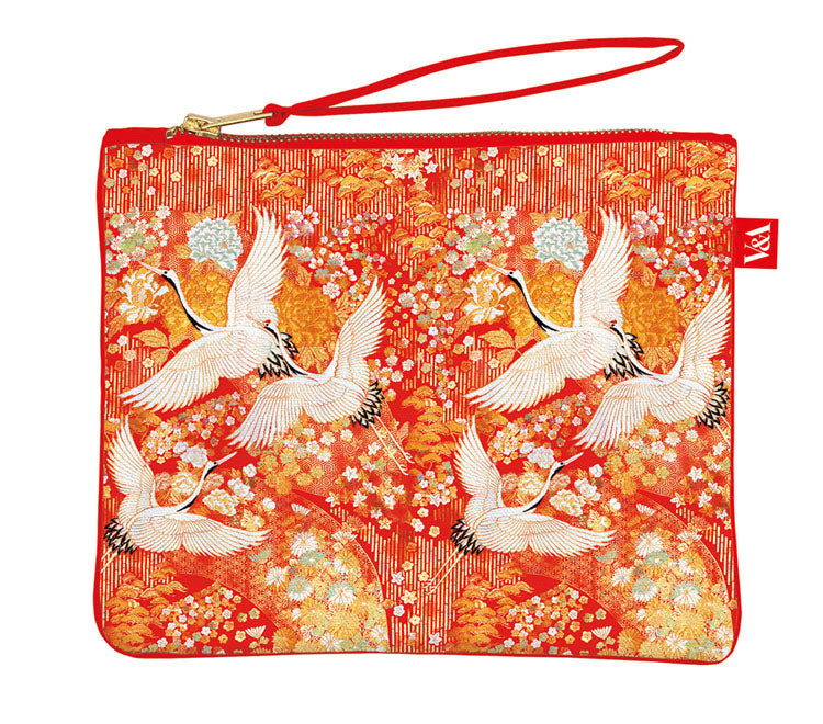 Kimono Cranes Pouch Bag | Bookazine HK