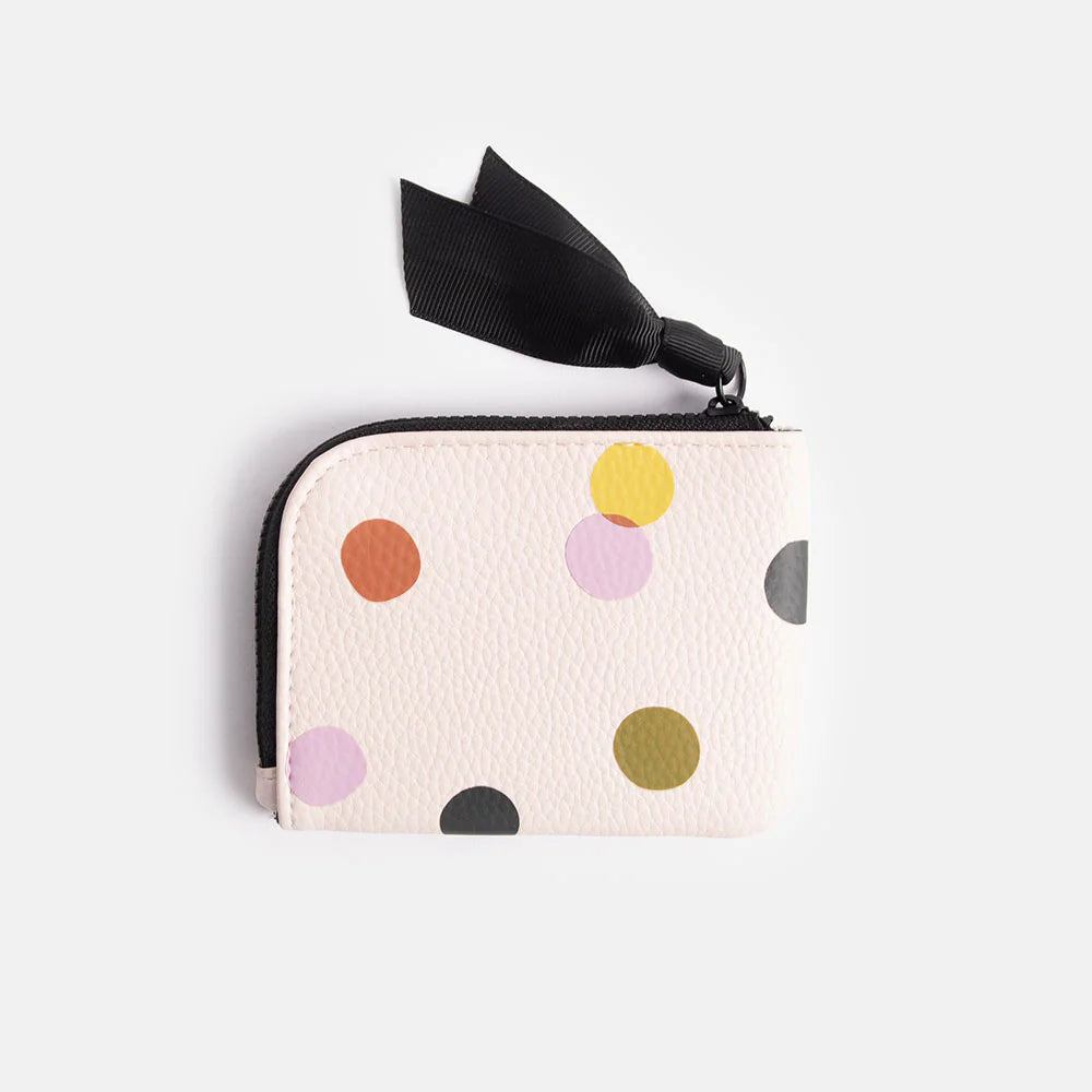 Pale Pink Dotty Corner Purse | Bookazine HK