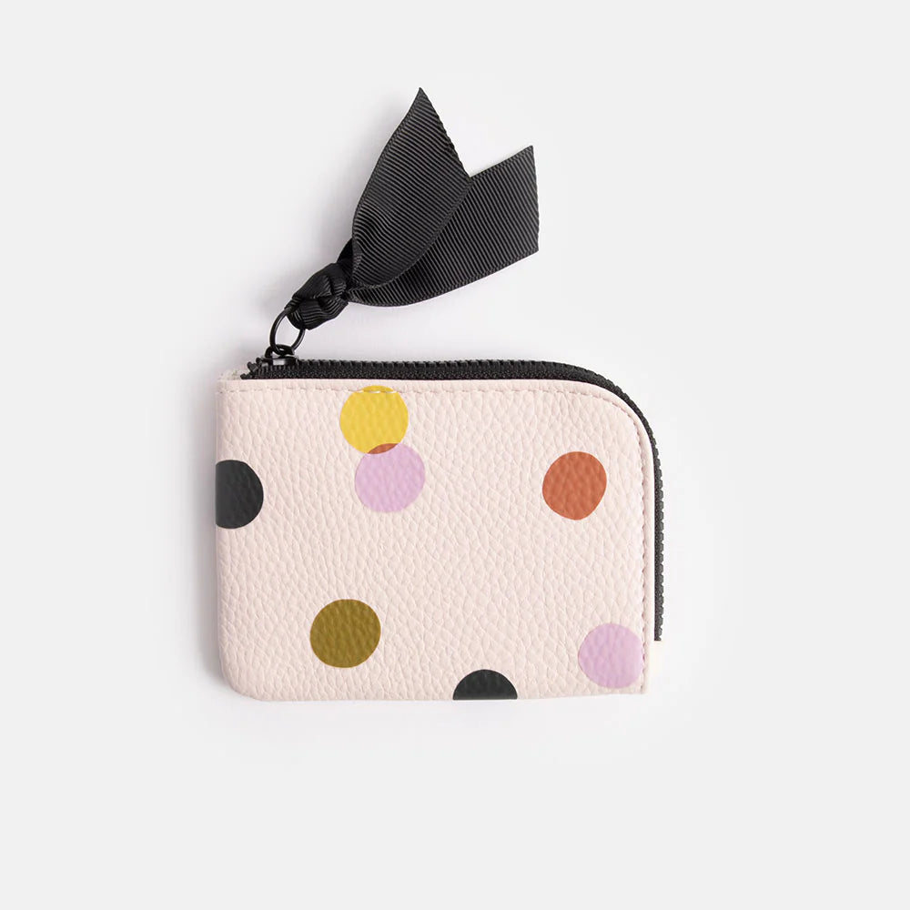 Pale Pink Dotty Corner Purse | Bookazine HK