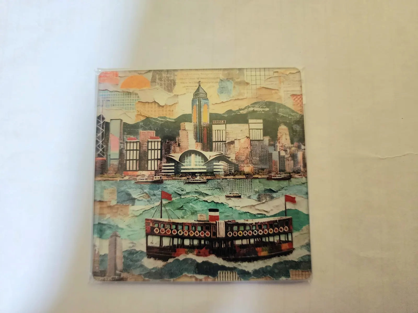 Collage Style Victoria Harbour Acrylic Magnet | Bookazine HK