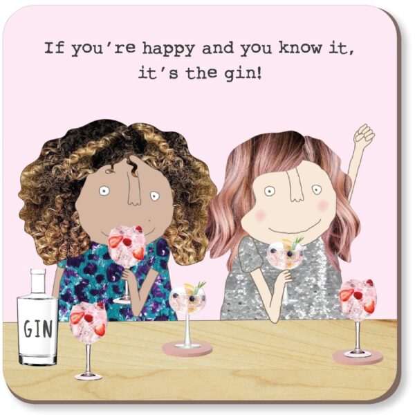 Happy Gin Coaster | Bookazine HK