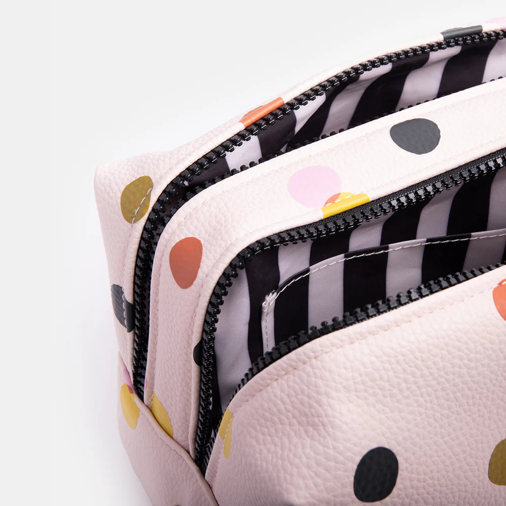 Pink Dotty Large Travel Wash Bag | Bookazine HK