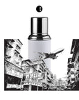 Nostalgia Hk Kowloon City And Plane Glass Vacuum Flask 450Ml | Bookazine HK