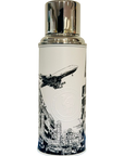Nostalgia Hk Kowloon City And Plane Glass Vacuum Flask 450Ml | Bookazine HK