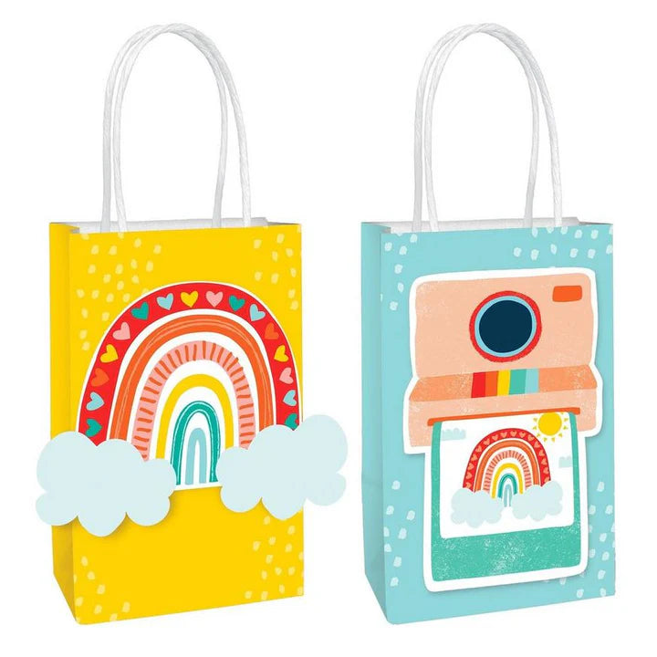 Retro Rainbow Diy Party Bags Kit Pack of 8 | Bookazine HK
