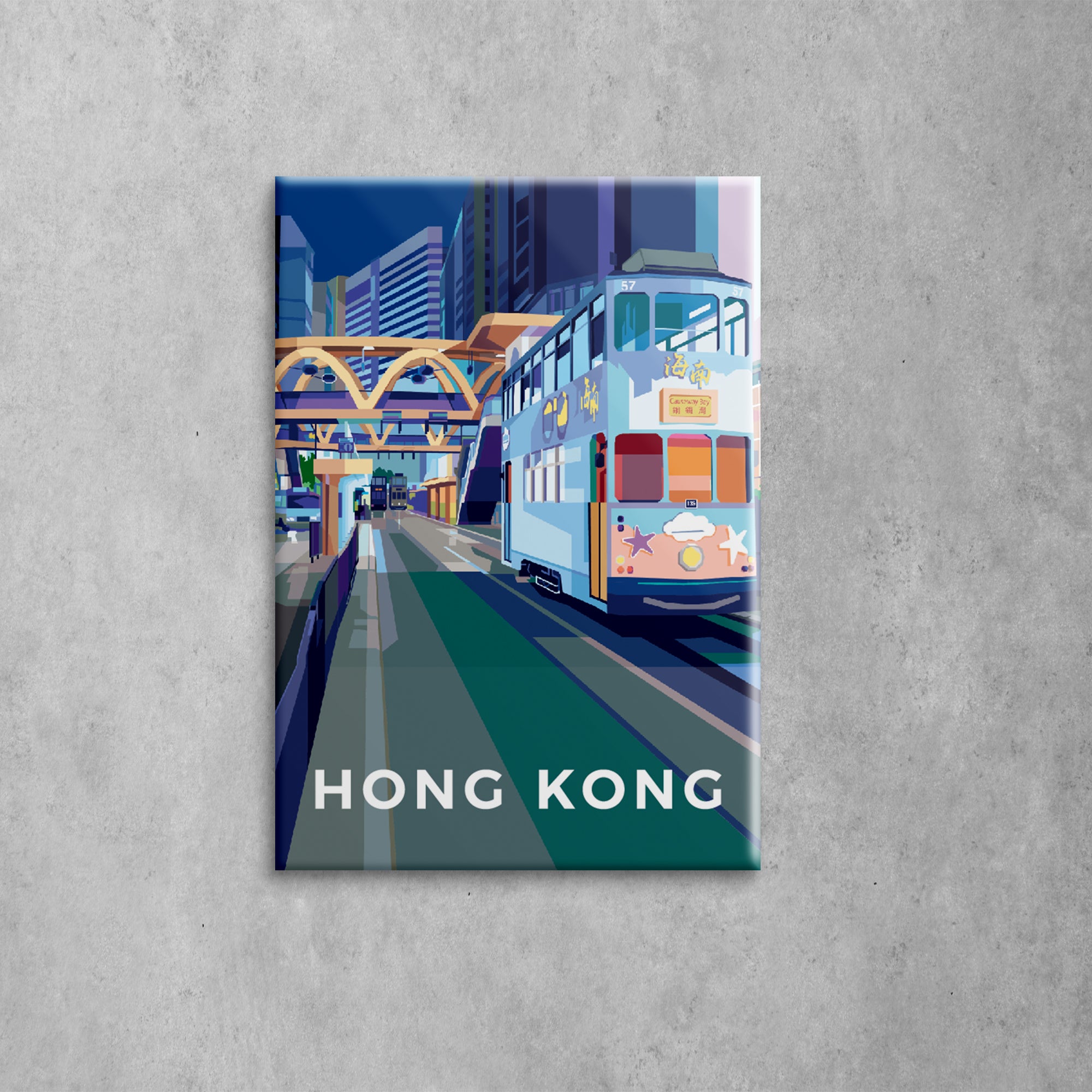 Causeway Bay Magnet | Bookazine HK