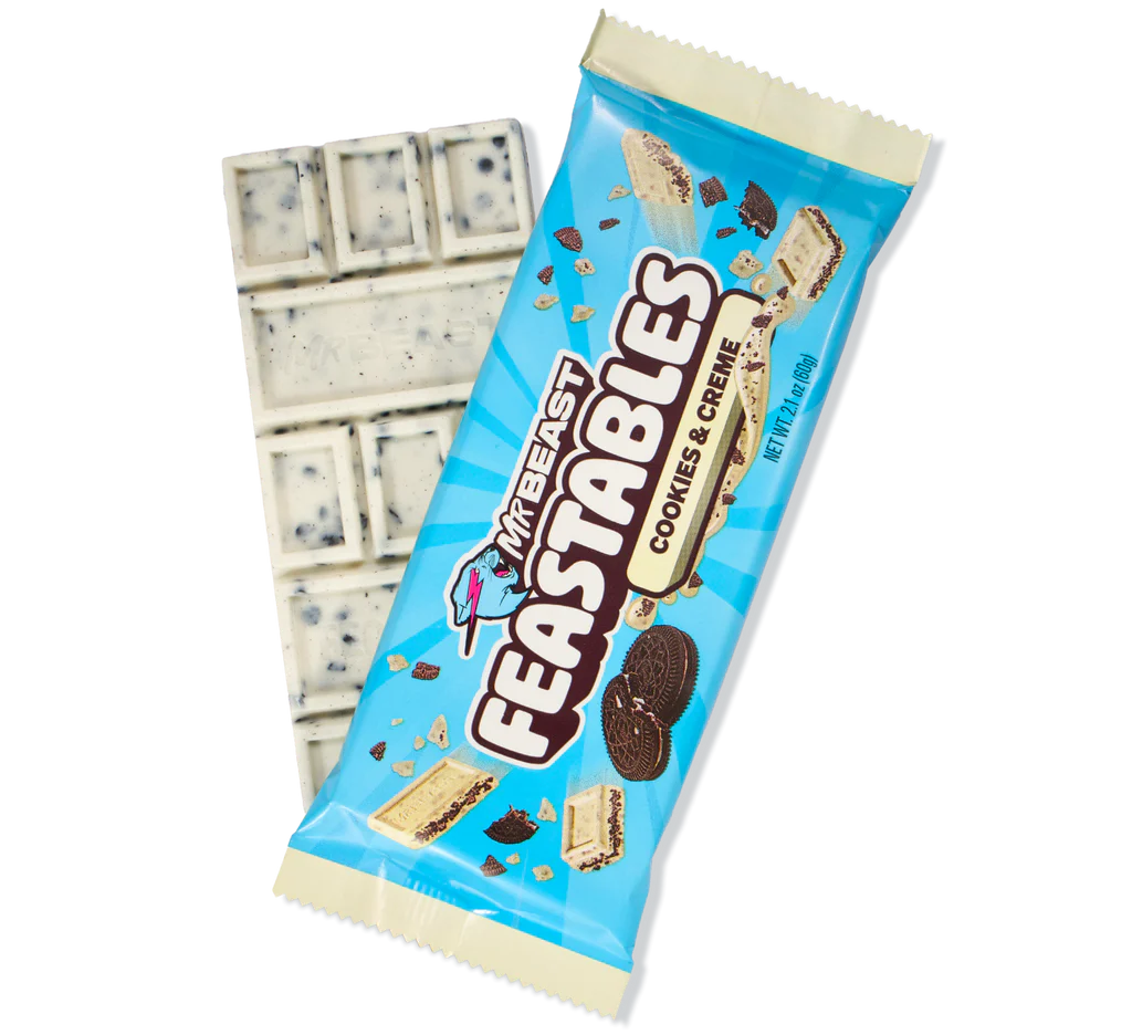 Mr. Beast Feastables - Cookies & Creme 60G | Bookazine HK