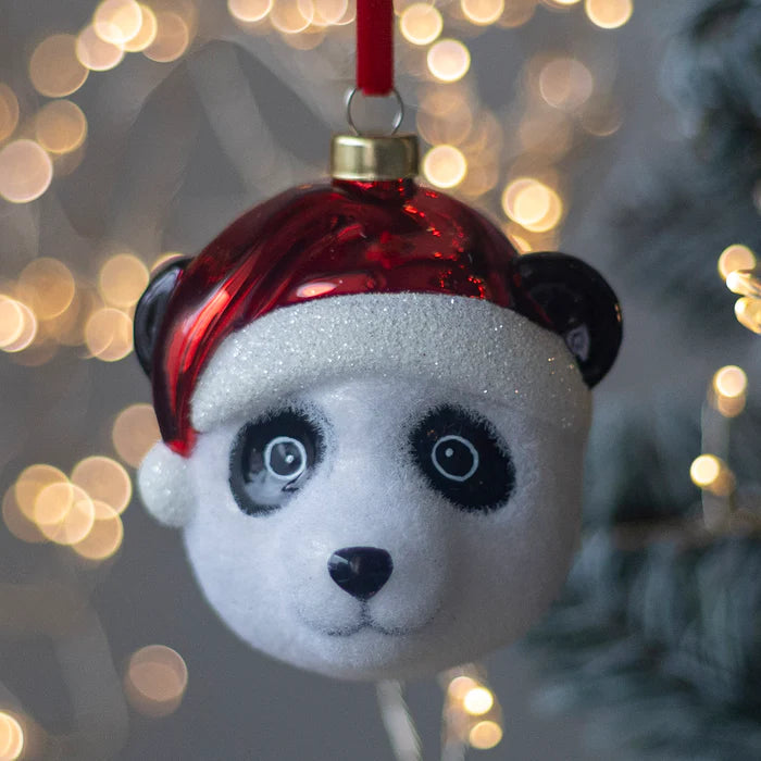 Festive Panda Glass Decoration | Bookazine HK