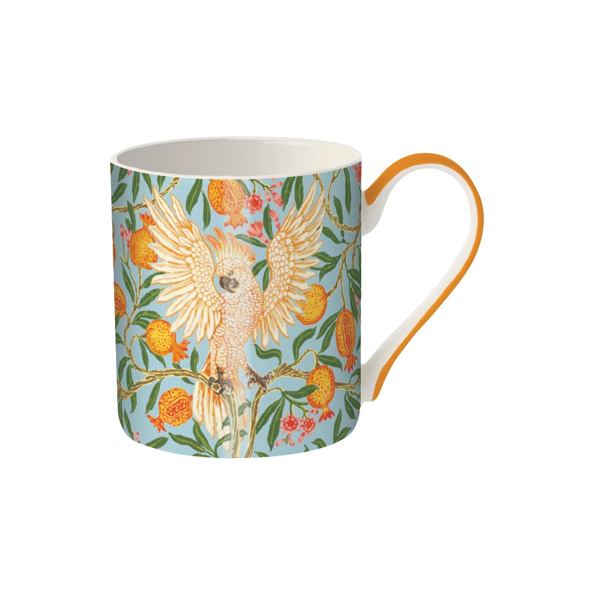 Cockatoo And Pomegranate China Mug